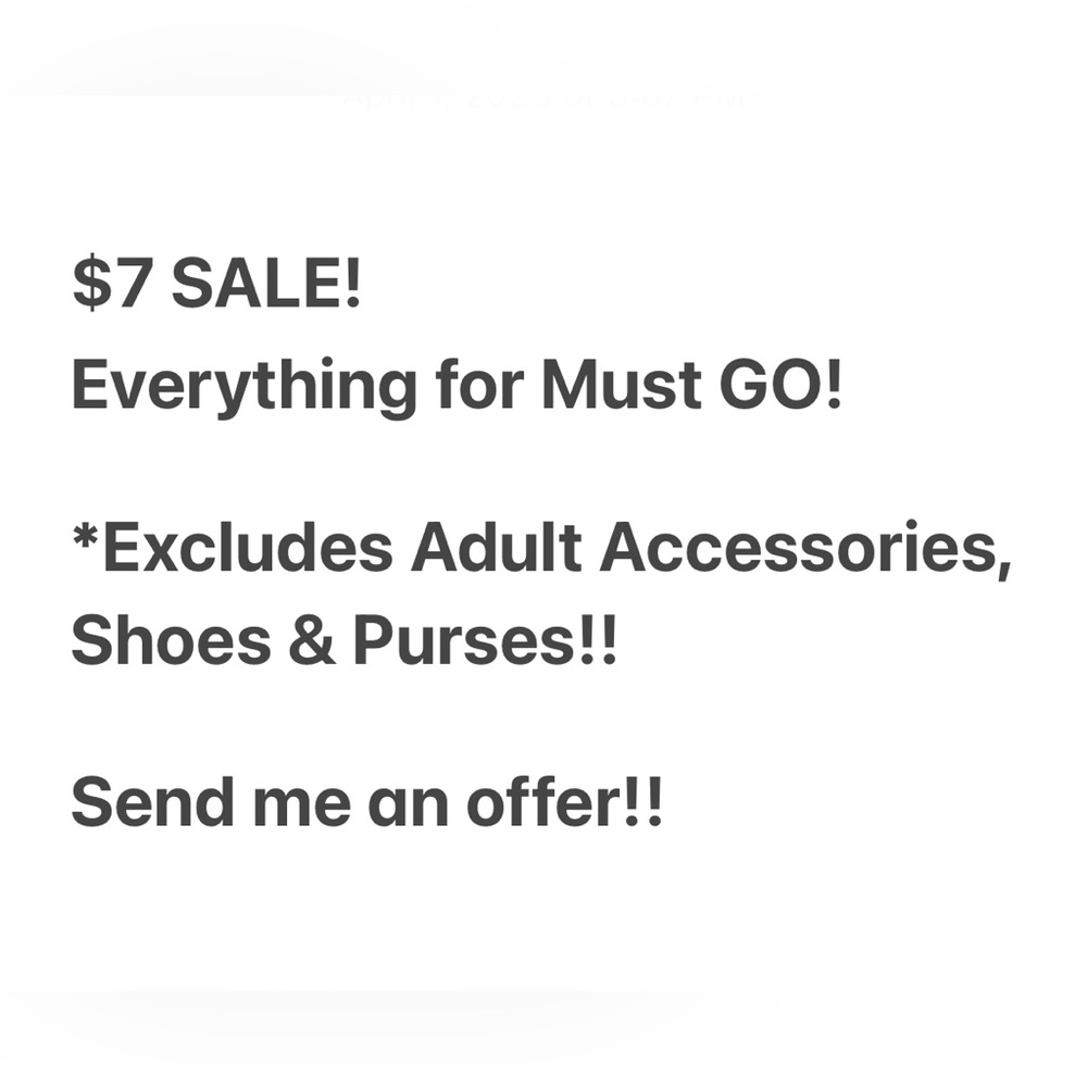 $7 Sale